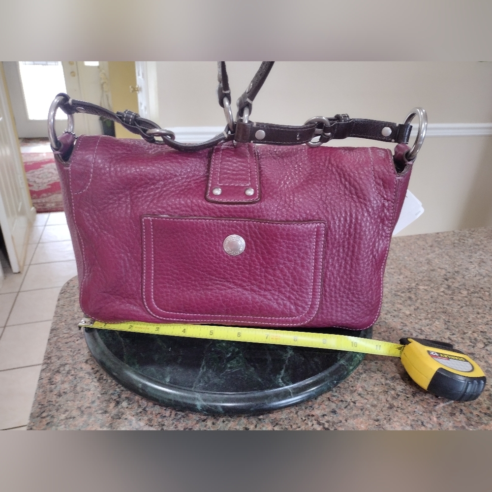 NWT Coach Chelsea Pebbled Leather Medium Shoulder Bag Purse Silver Hardw… - Picture 13 of 17